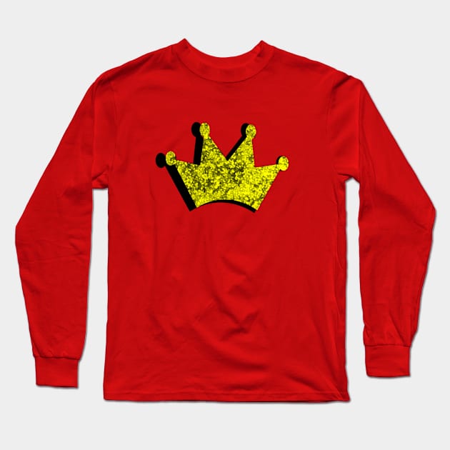 crown Long Sleeve T-Shirt by Jakavonis